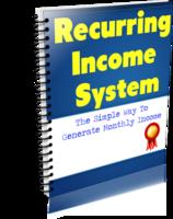 Recurring Income System